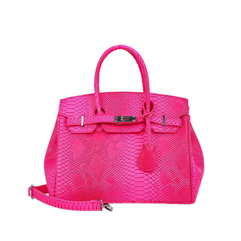 Snake Skin Pattern New for Women 2025 New Large Capacity Handbag Trendy Commuter Shoulder Crossbody Bag