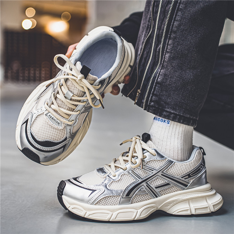 Free shipping designer Running Shoes for man sneakers sport trainers outdoor shoes breathable platform grey champagne shoes