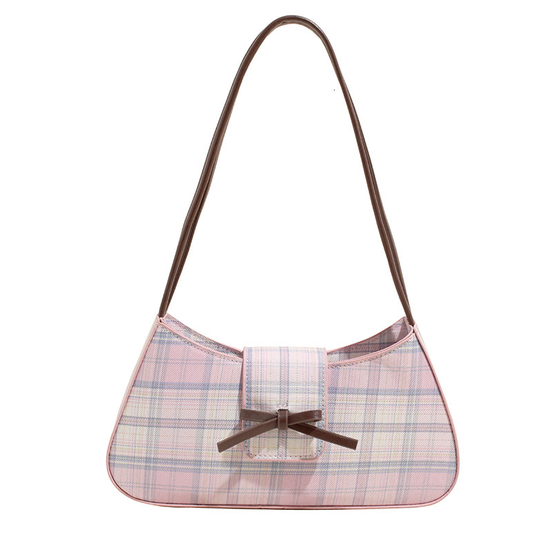Free Shipping 2025 New Designer Bag Fashionable And High-quality Shopping Bag Niche Color Blocked Striped Women's Commuting Shoulder Handbag