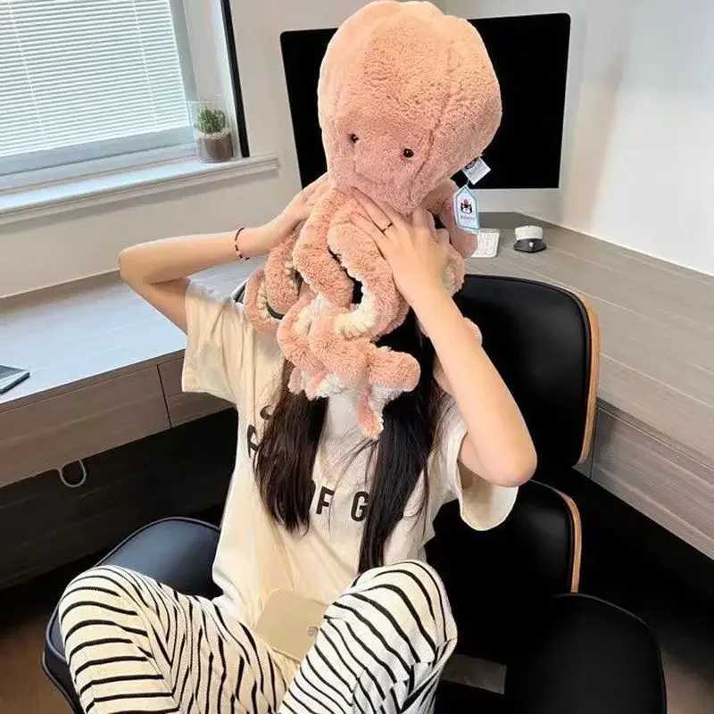 49cm Octopus Plush Toy Octopus Doll Girl Sleeping Doll Home Decoration Gift Interactive Toy Pet Supplies T250617