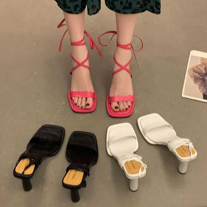 FAshion Strappy Super-high Heel Woman Shoes Daily Summer Korea Sandal on Sale 2025 Cheap Liquidation Sandals for Women Z250617