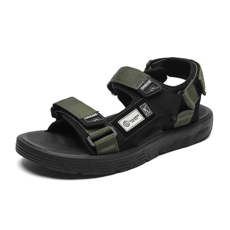 A Pair of Mens New Summer Casual Shoes Fashionable Sports Trendy Wear-Resistant Sandals Cool Beach Shoes Z250617