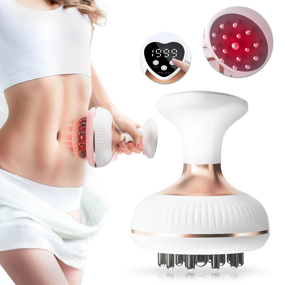 Electric Meridian Brush Gua Sha Body Massager EMS Microcurrent Compress Scraping Lymphatic Drainage Machine Fat 250610