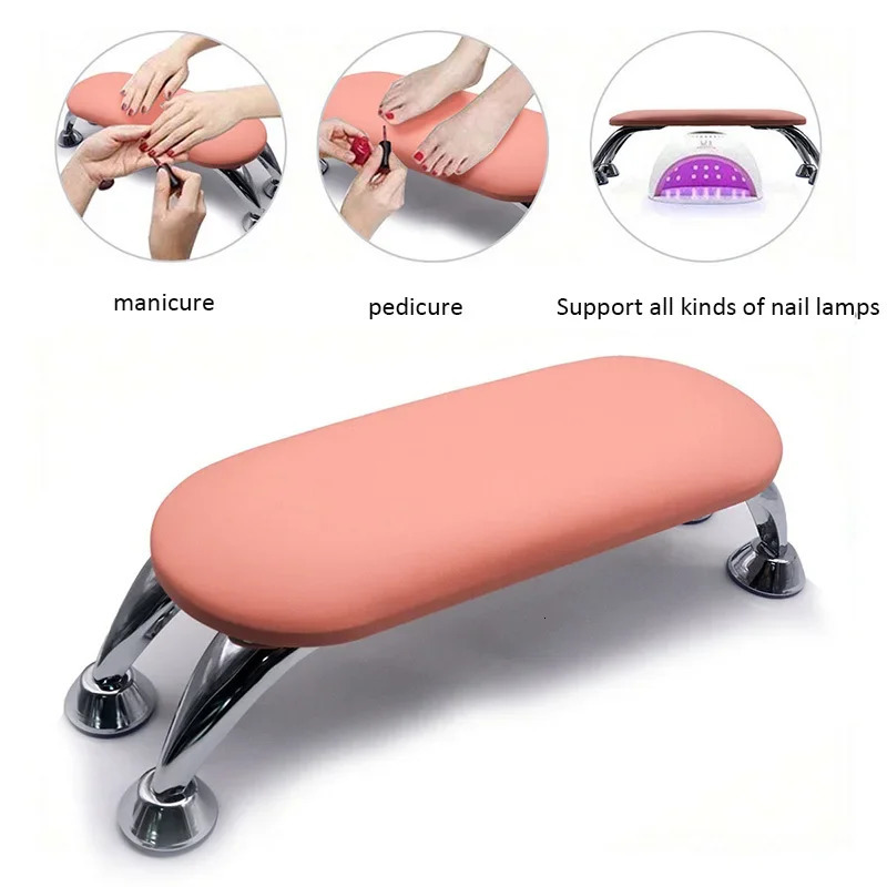 Foldable Hand Rest Nail Pillow Portable Stand Pillow Case With Comfortable Feel Non-slip Table Mat 250612