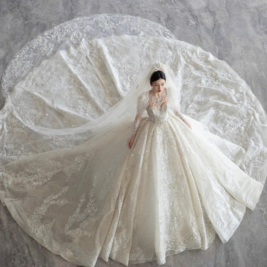 2025 Tulle Beautiful Bride Gowns new Fashion Appliques Lace Wedding Dresses Vintage Boho wed Dress Vestido de Noiva Robe de Mariee Backless Sweep Trai