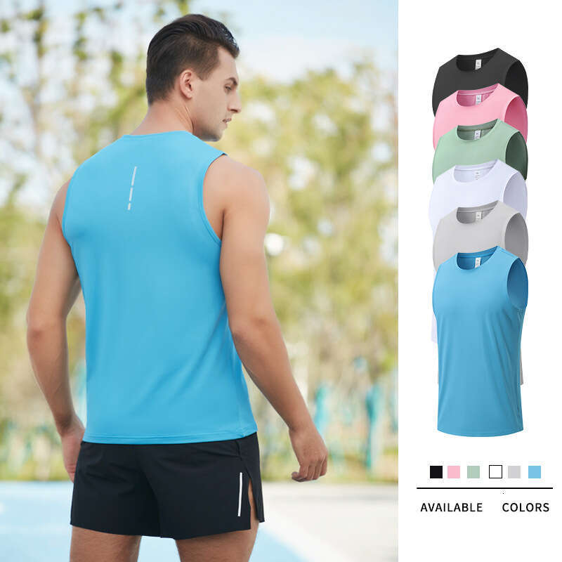 Men's Fitness Summer Outdoor Track And Field Marathon Training Running Plus Size Quick-Dry Vest