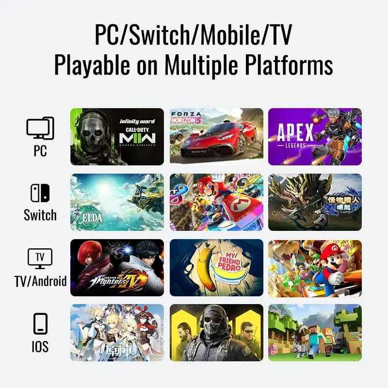 Flydigi Vader 4 Pro Gaming Controller Force-switchable Tirgger Support For PC/NS/Mobile/TV Box PC Gamer Cloud Game Gamepad R250617