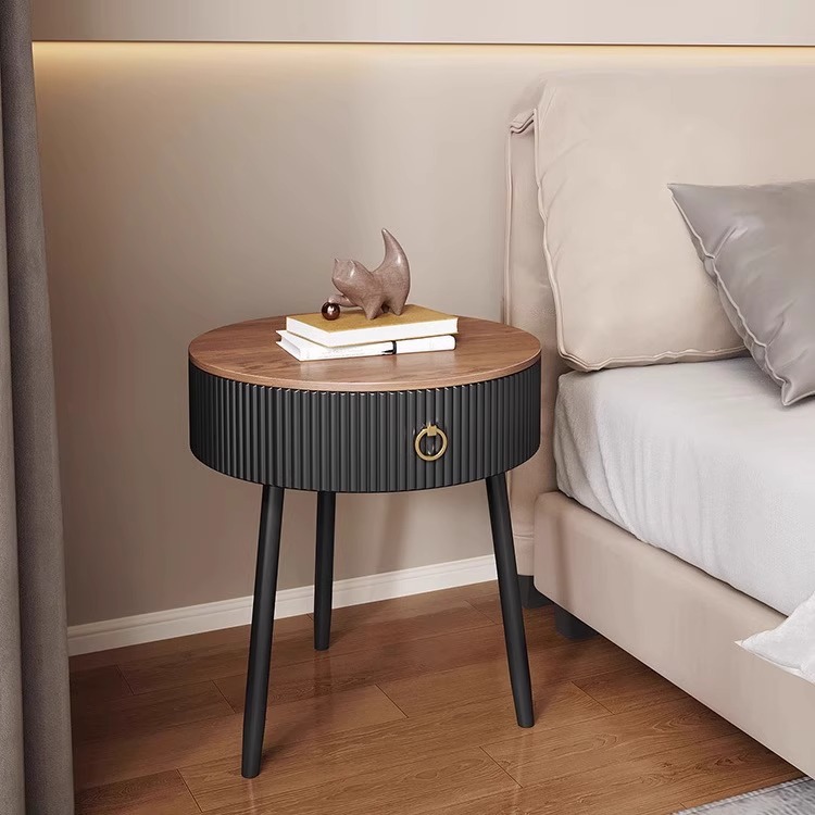 B6184 Home bedside table small apartment modern simple light luxury high-end side table
