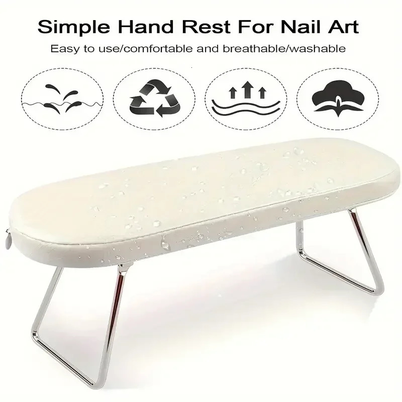 1pc nail pillow hand support pillow nail armrest pad bracket foldable hand pillow professional nail salon hand pillow 250612