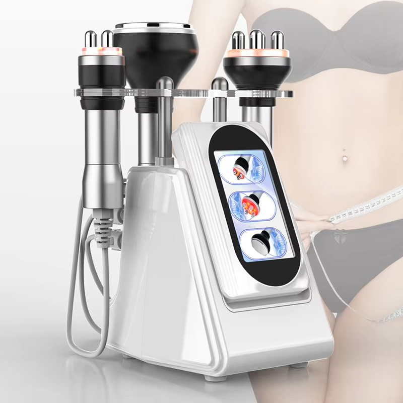 Portable 3 in 1 80k Body Slimming Machine RF Radio Frequency Skin Tightening Ultrasonic Cavitation Beauty Device Weight Reduce Fat Loss Shaping