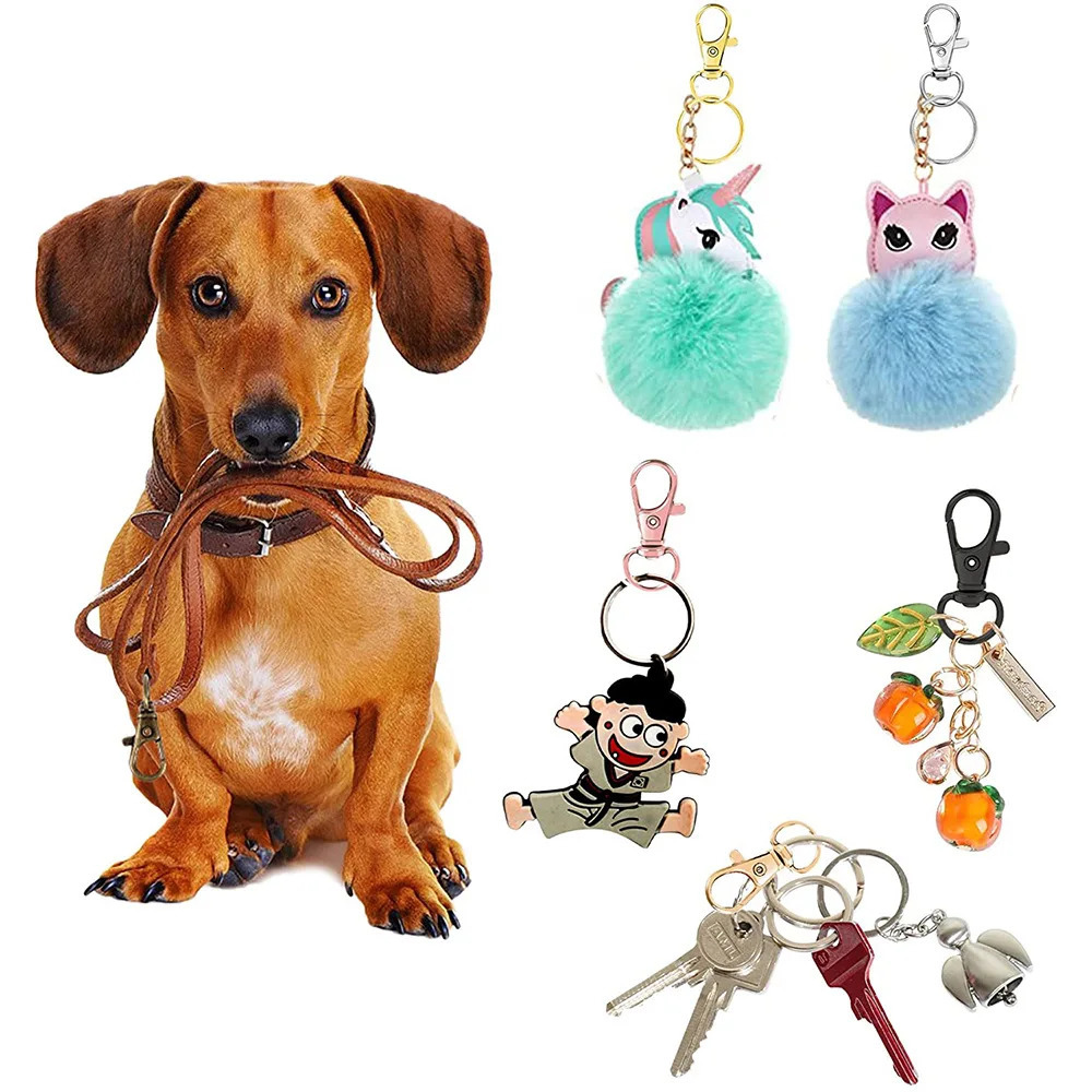 Swivel Clasps Lanyard Snap Hooks with Key Rings Key Chain Clip Hooks Lobster Claw Clasps for Keychains Jewelry DIY Crafts 250616