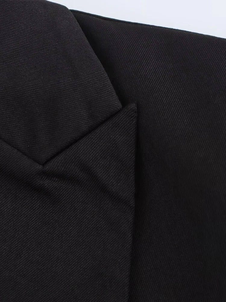 autumn and winter slim suit jacket asymmetrical lace-up slim fit capable commuting temperament womens suit 250614