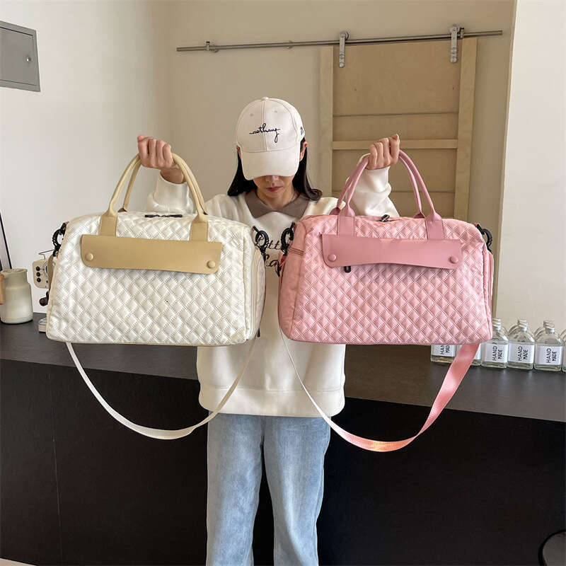 Cross-Border Quilted duffle bag Designers Duffel Bags luggage Travelling Bag Oxford Cloth Yoga Fitness Bag For Women Business Travel Handbag High-End 