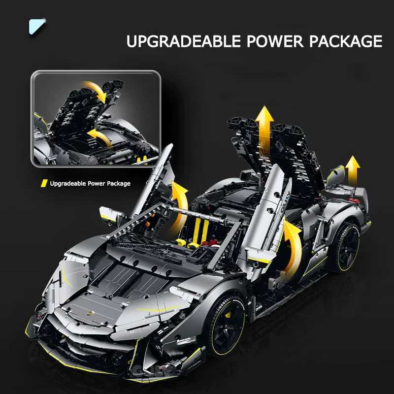 Technical Series One Off Concept Sports Car Building Block Ci Mechanical Speed Racing Vehicle Model Bricks Toys For Kid MOC XJ260617
