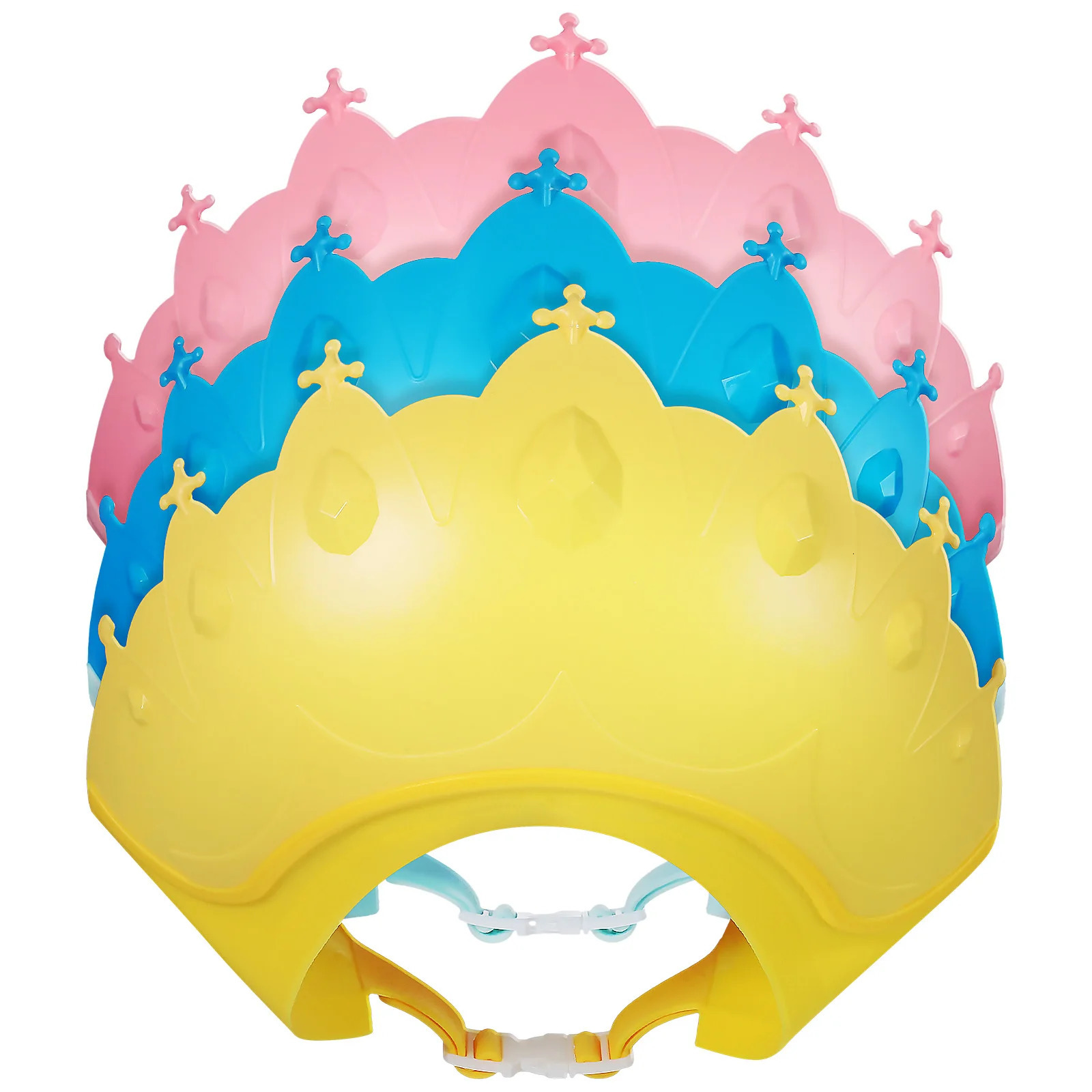 3pcs Waterproof Shampoo Cap Kids Hair Washing Shield Baby Shower Hat Toddler Bathing Visor Adjustable Ear Covers For Children 250617