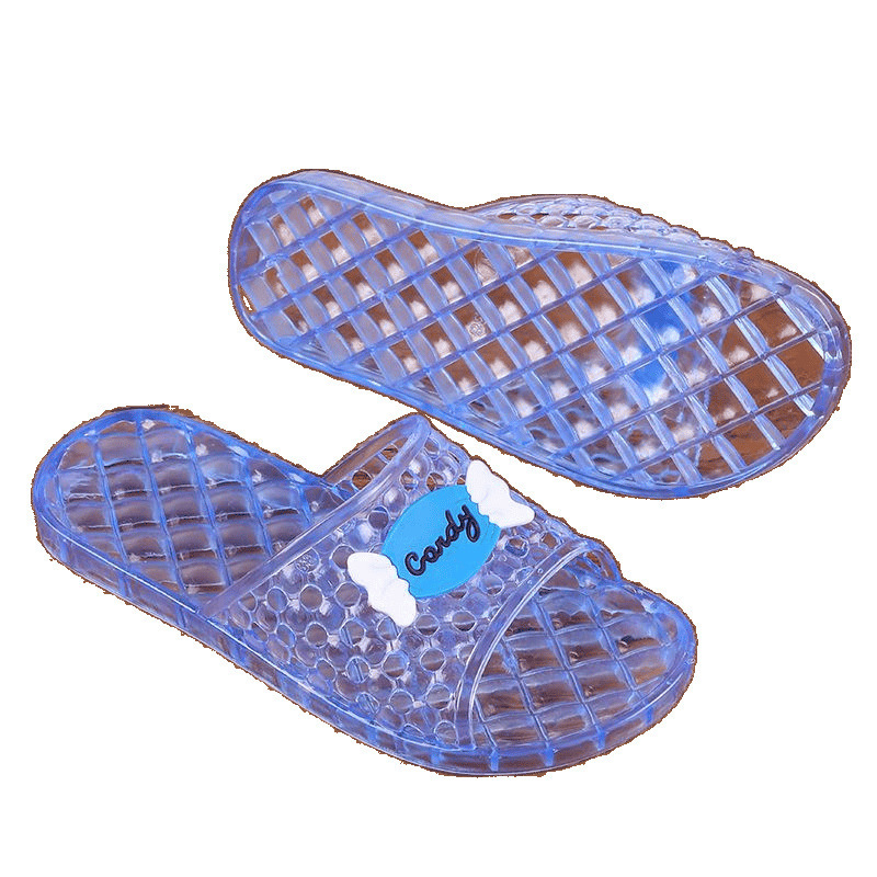 Women's summer slippers, crystal jelly anti slip transparent shoes, odor proof women's sandals, designer sandals, women's sandals