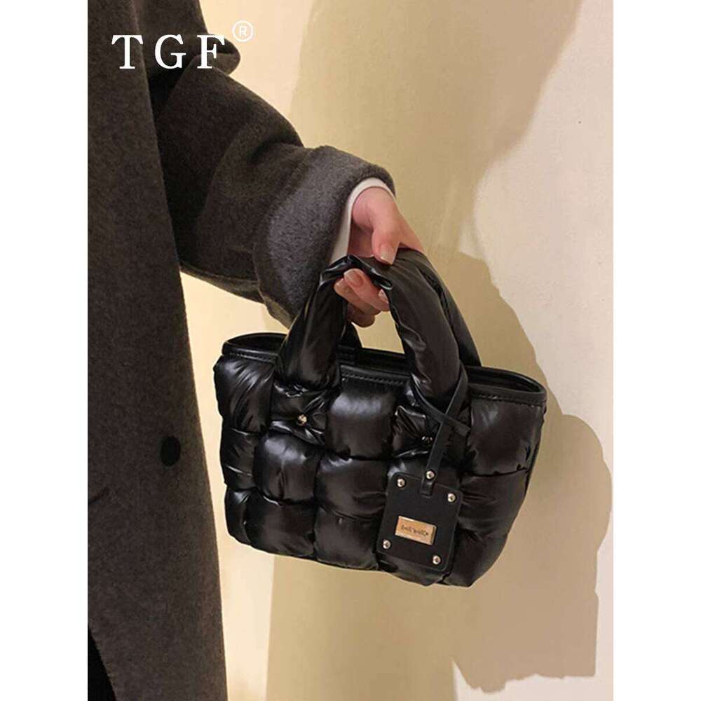 This Year s Trendy Crossbody Down for Women New Black Niche Designer Handbag Tote Bag