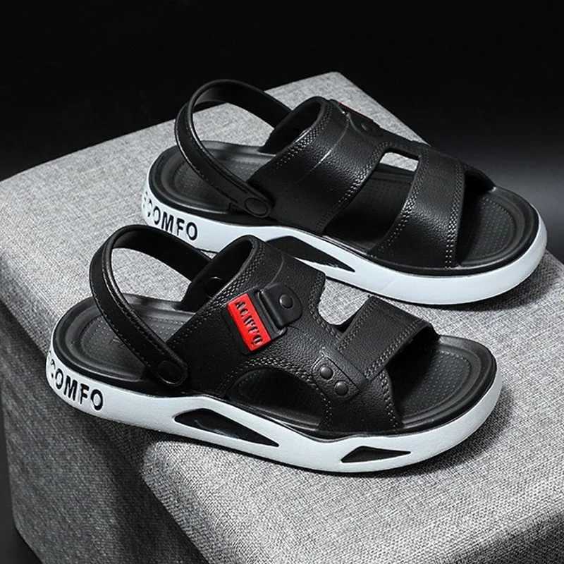 Smile Men Shoes Suitable for Indoor And Outdoor Summer Fashion Sandals Breathable EVA Beach Sandals Dual-purpose Casual Slippers Z250617