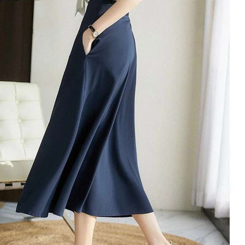 New In Female Skirts A Line Womens Skirt Midi Casual Clothing Sales Summer 2025 High Quality Cheap Chic and Elegant Modest V