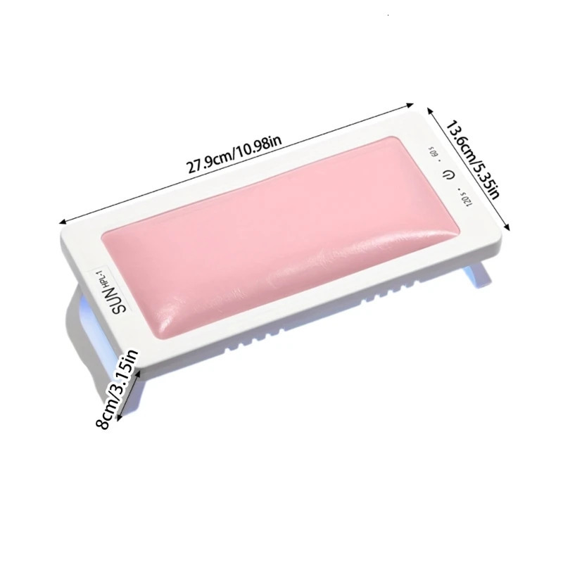 Nail Arm Rest Hand Pillow Cushions UV LED Nail Lamp Gels Polish Nail Curing Lamp Nail Dryer 2 in1 Manicures Tools 250612