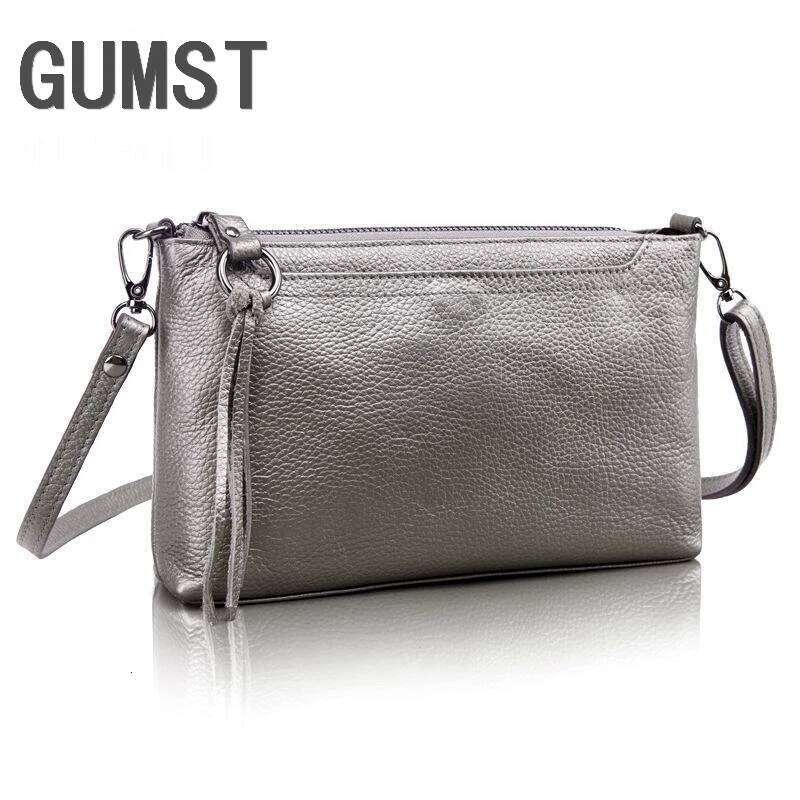 Fashion Messenger For Genuine Leather Mini Clutch Bag Real Leather Solid Women Shoulder Bags Casual Lady Handbag