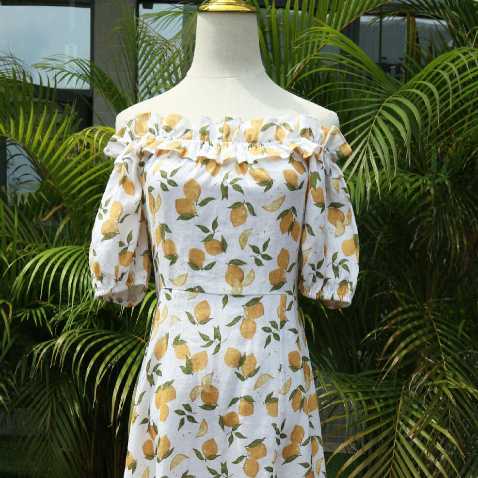 Summer Dresses for Women Bodysuit Women Dress Dresses for Woman Elegant for A Wedding N214 Orange Elegant Fresh Off-shoulder Sexy Slit Long Dress