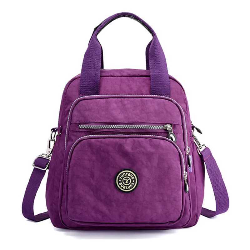 FAshion Women Waterproof Nylon Backpack Korean Style Shoulder School Bag Leisure Rucksack For s Travel Backpacks Z250617