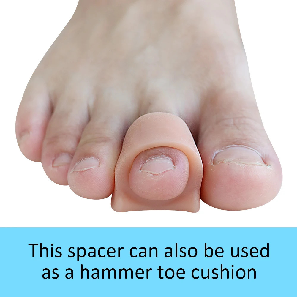 Pexmen 2/4Pcs Gel Soft Hammertoe Corrector Toe Splints Realign Bent Curled Claw Hammer Toes Toe Straighteners for Men and Women 250613