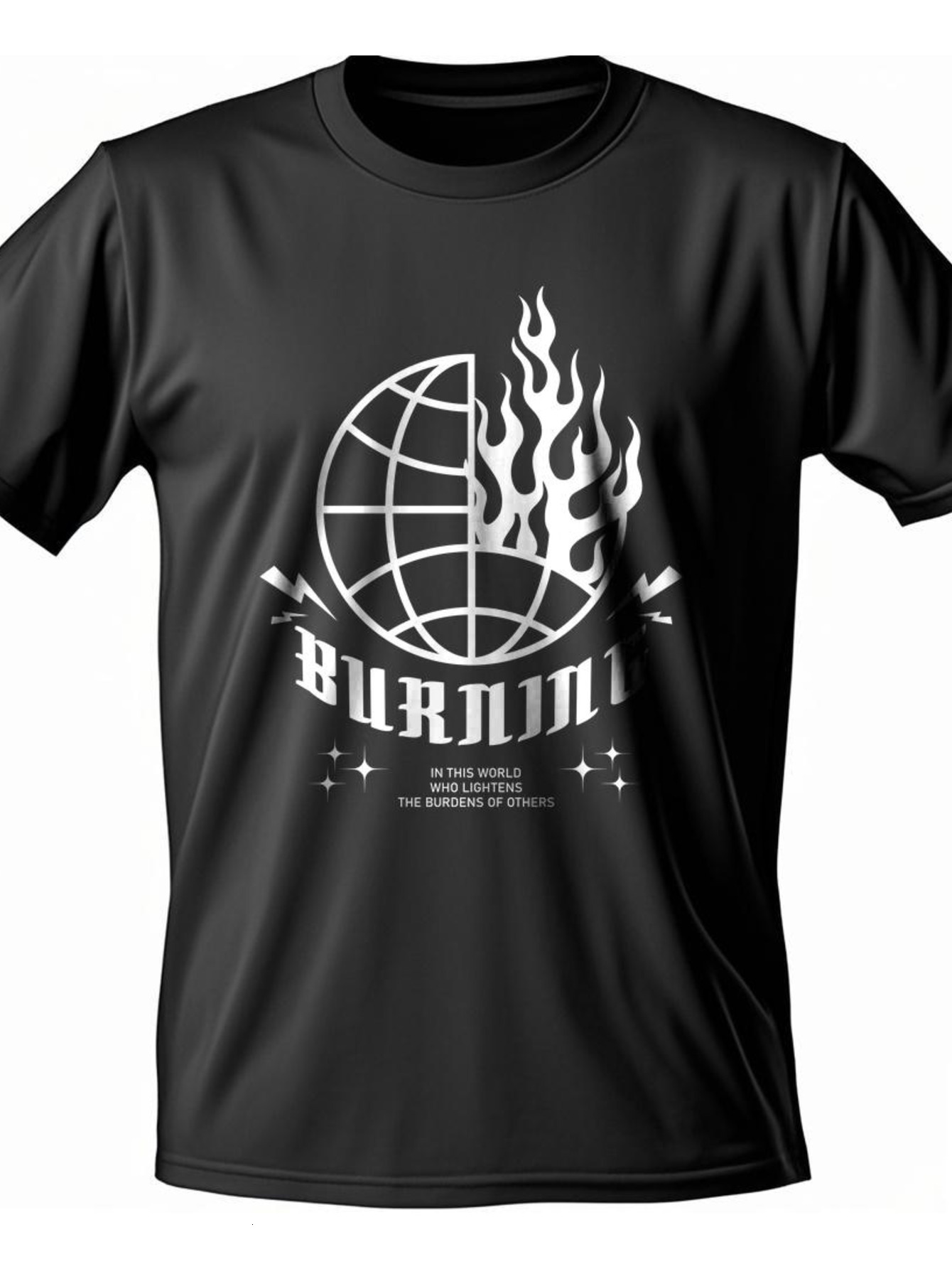 Dongdumaoyi Short Sleeve Cotton Text 180G Men T Shirts Pattern Adult Round Collar Black White S-3Xl 54c9