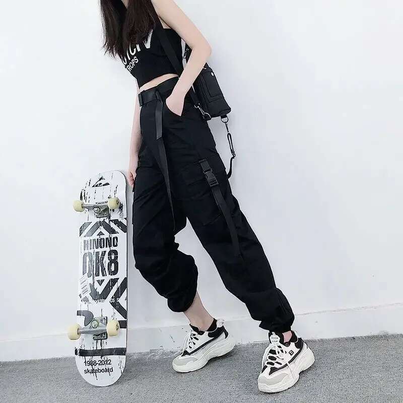 Pencil Female Trousers Harajuku Y2k Streetwear Womens Pants Vintage Comfortable Stretch Autumn Outfits High Quality Elastic Xxl