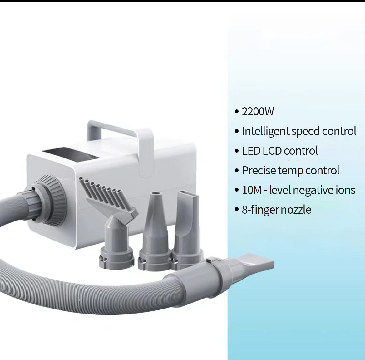 Chaolun pet hair dryer high-power silent dog water dryer large dog and cat hair pulling hair blowing water drying