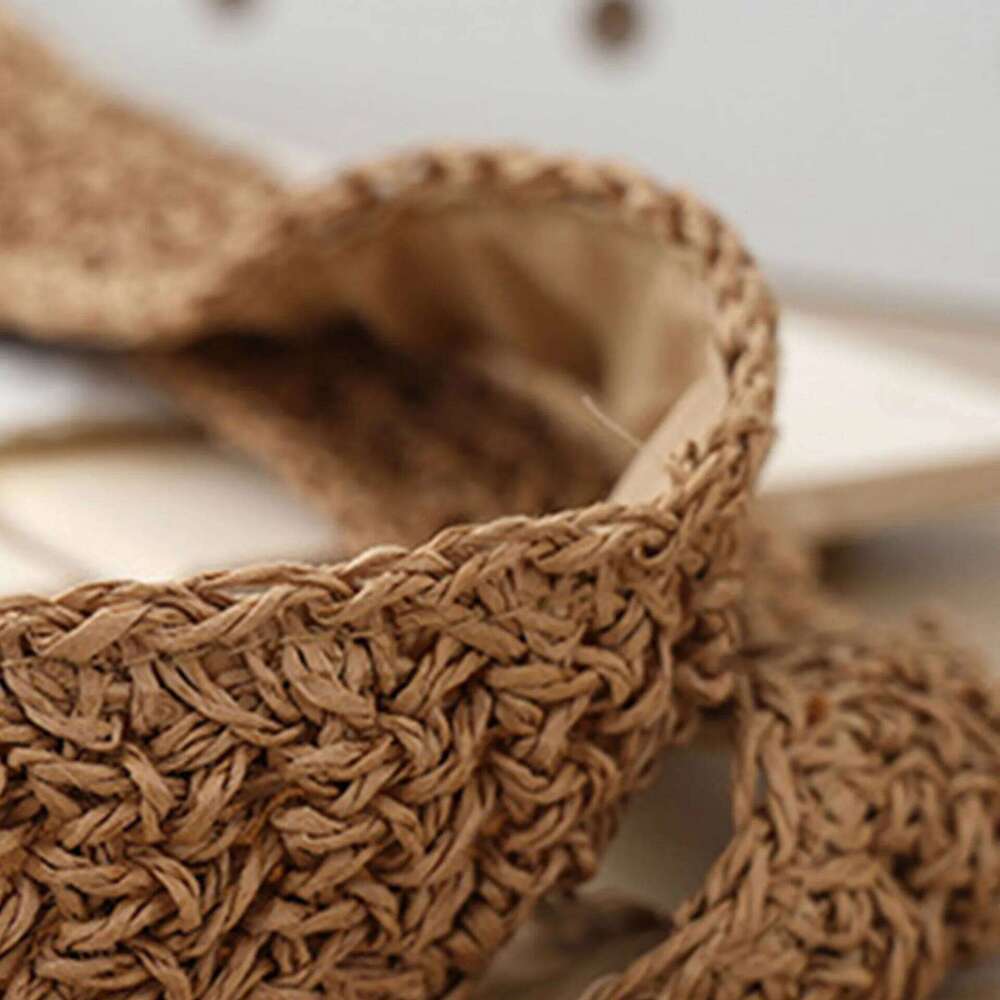 Fashion Rattan Women Shoulder Bags Woven Female Handbags Handmade Summer Beach Large Totes Bag Bohemia Casual Tote