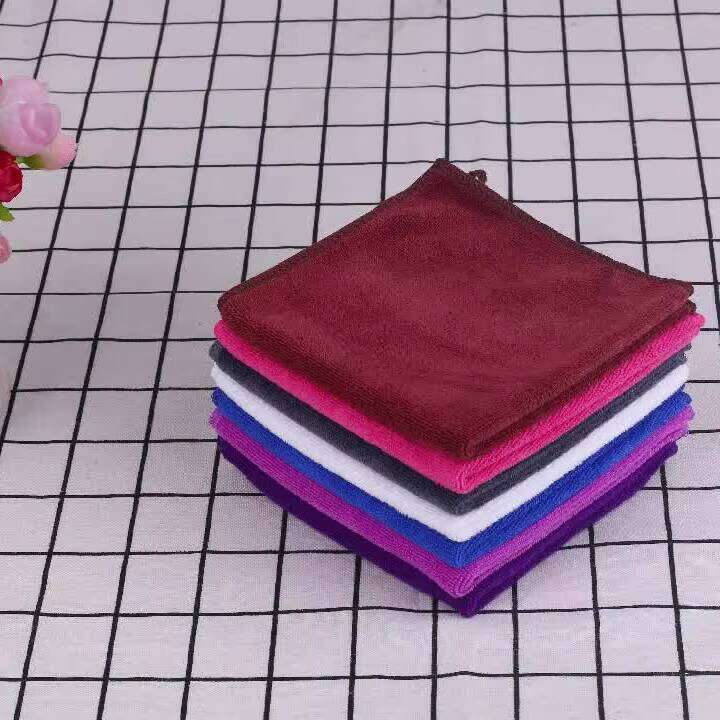 High Quality 30 * 30cm Microfiber Kitchen Towel Knitted Quick Dry Cleaning Cloth