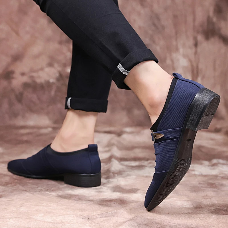Mens Spring and Autumn Business Casual Dress Leather Shoes 250612