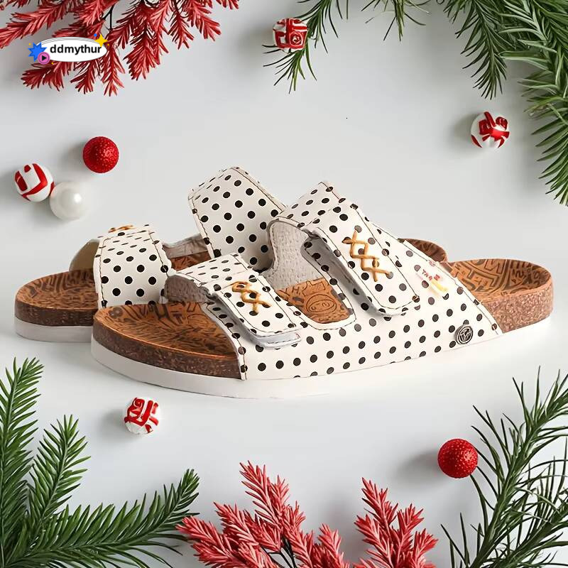 TMA EYES Summer New Fashionable Simple Comfortable Breathable Leather Casual Women's Flat bottom sandals ddmythur