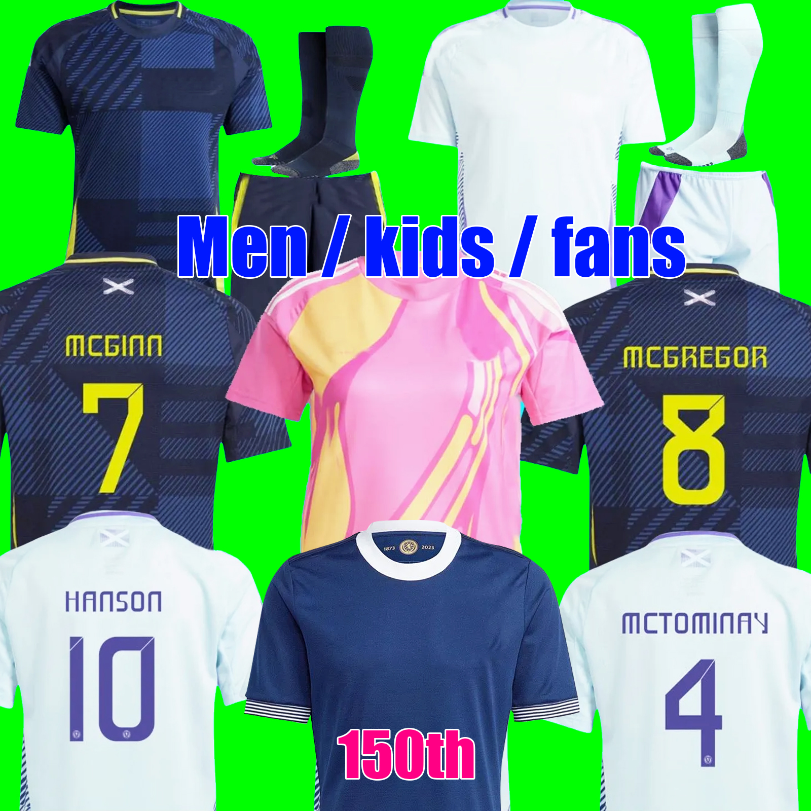 2025 Scotland Soccer Jerseys 2025 2026 ROBERTSON McTominay McGREGOR SHANKLAND MCGREGOR Football Shirt Home Away thrid maillot de Foot men kids kits unifrom