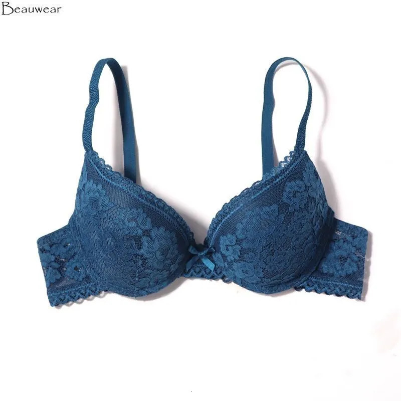 Beauwear B C Small Chest Size Women Bra Thin Cup Mold Soft Cotton Brassiere Hollow Out Lace Underwear Sexy Lace Bh 34 36 38 250617
