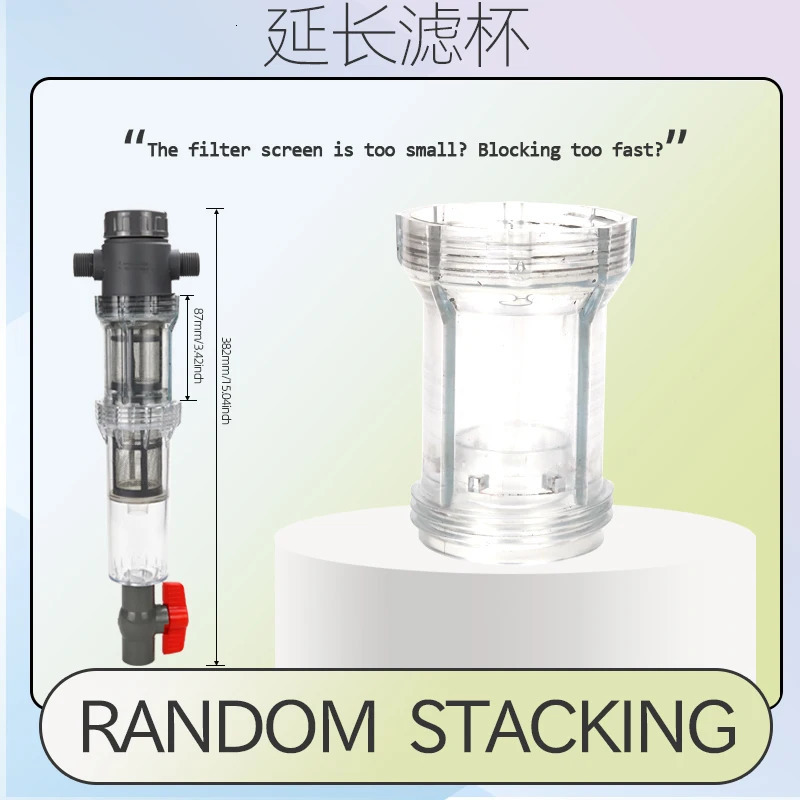 Fish tank fish toilet Full transparent fish waste collector Aquarium drainage collector Automatic cleaning filter 250613