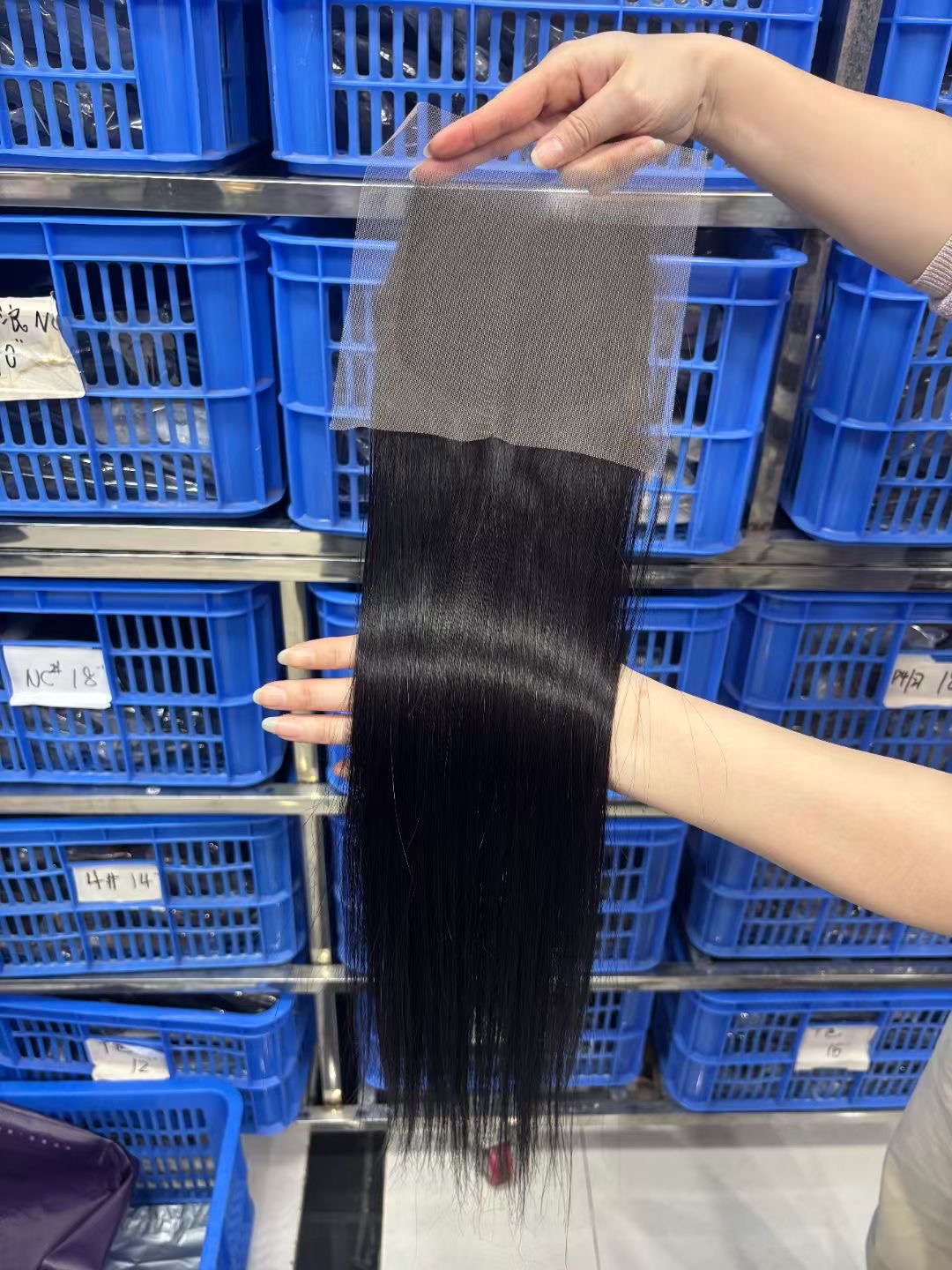 Super Double Drawn Straight 5x5 Lace Closures Frontals 100% Human Hair Transparent Lace Closure with Baby Hair Natural Color