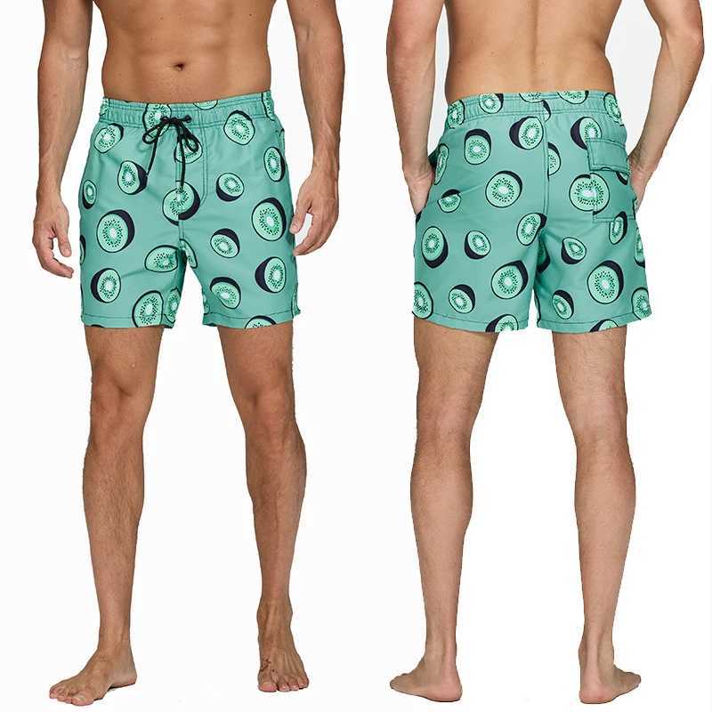 Escatch Brand Summer Mens Shorts Fashion Polyester Quick Dry Board Shorts Male Sport Gym Swimsuit Surf Swim Trunks For Man Z250617