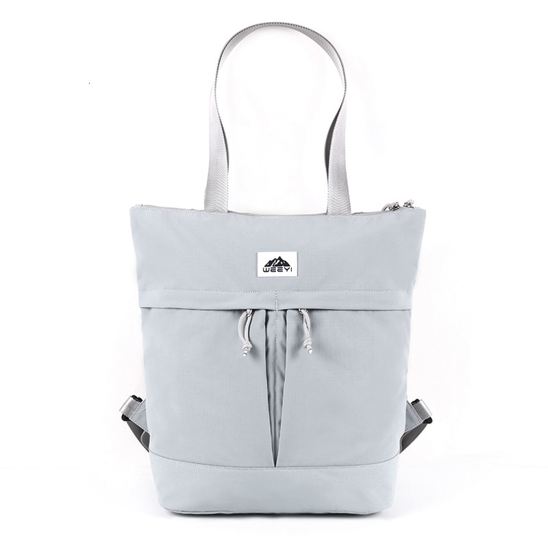 New Women's Simple Backpack Lightweight Large Capacity Nylon Convertible Handbag Customizable