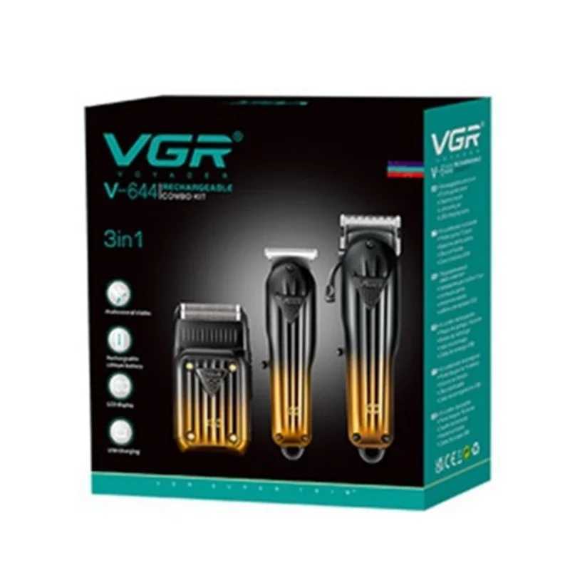 Combo Kit Barber Hair Clipper Professional Electric Shaver Rechargeable Beard And Hair Trimmer For Men Haircut Machine R250617