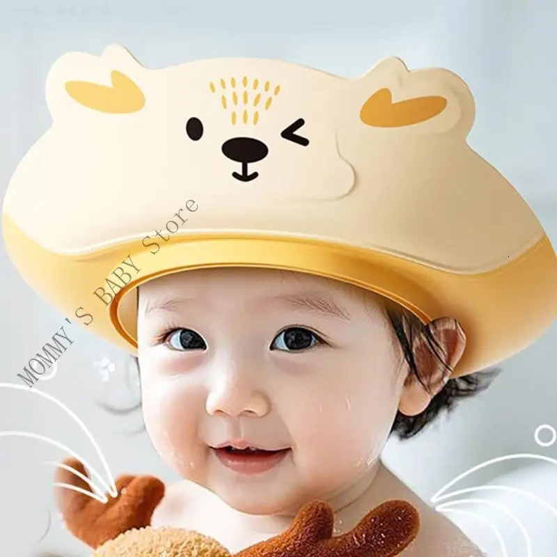 Adjustable Baby Shampoo Caps Protect Eyes Ears During Bath Time Reusable Shower Hat for Infants 0 Months to 6 Years 250617