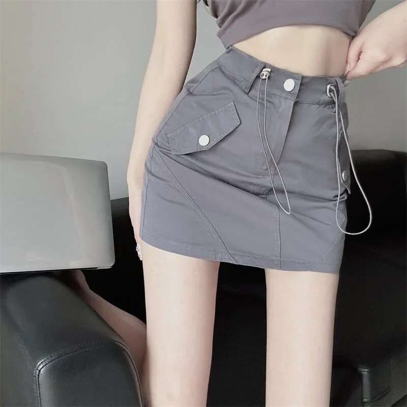 High Waist Woman Skirt Wrap Zipper Tight Skirts for Women Summer Streetwear Chic and Elegant Quality Cheap Stylish Modest Luxury