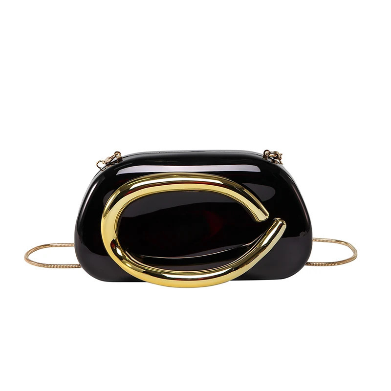 Ladies Vintage Crossbody Bag with Chain Versatile Sling Magnetic Buckle Elegant Evening Shopping Travel Party Phone 250614