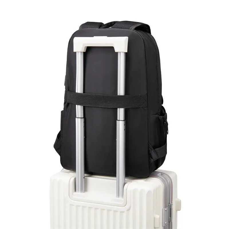 Trendy College Student Laptop Backpack Fashion Travel Bag Large Capacity Backpack Casual Backpack Men Women Z250617
