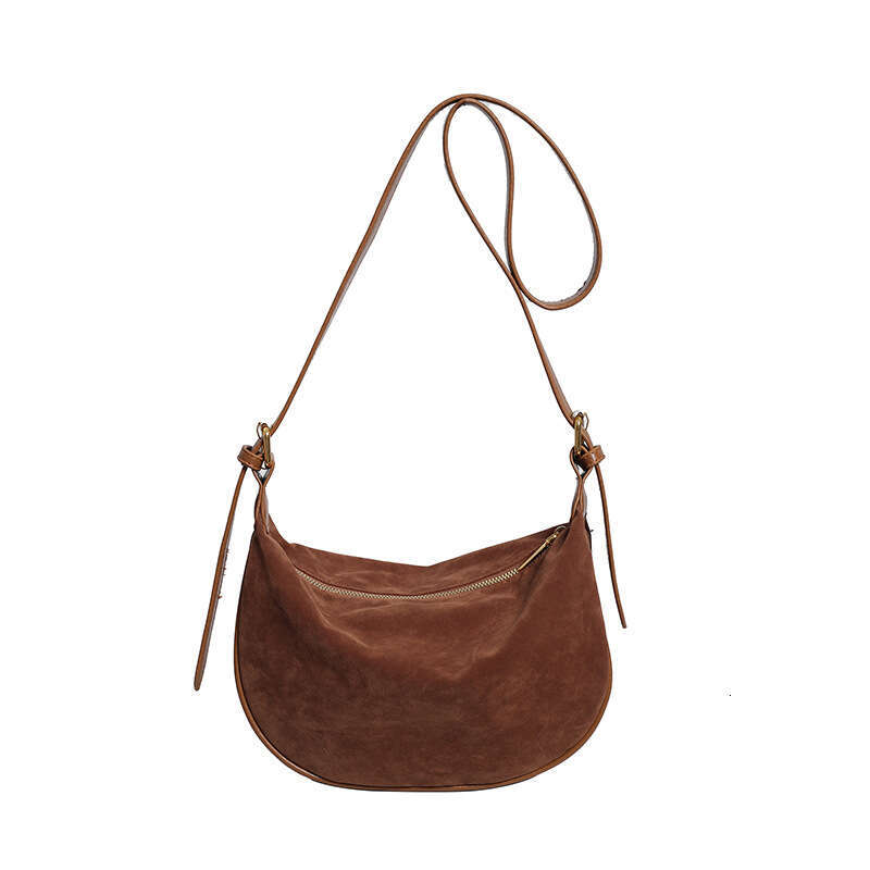 High-End Suede for Women 2025 Autumn Winter New Trendy Fashionable Shoulder Crossbody Dumpling Bag