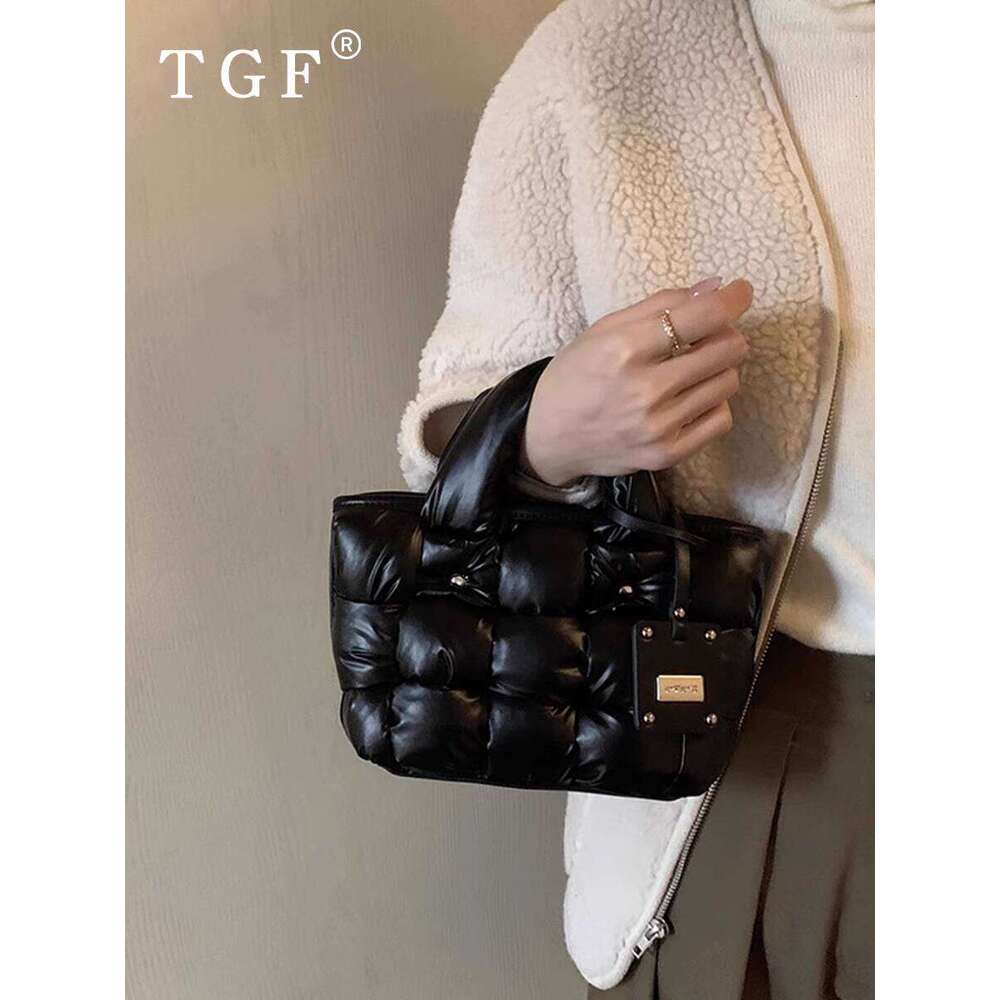 This Year s Trendy Crossbody Down for Women New Black Niche Designer Handbag Tote Bag