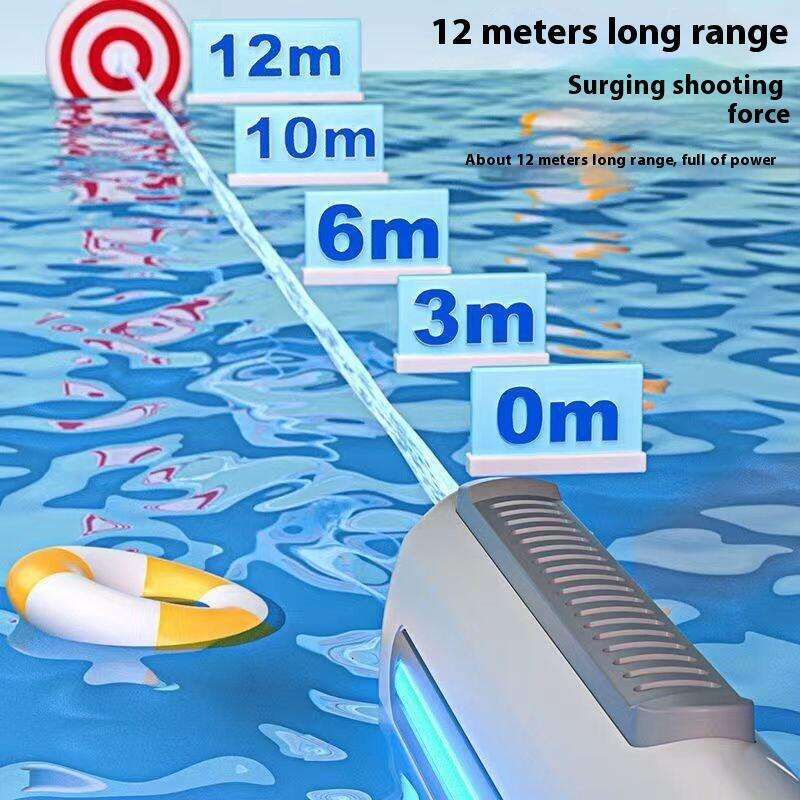 Pulse Electric Toy Automatic Spraying for Children and Adults High Pressure Powerful Long Range Water Gun Tech Cool