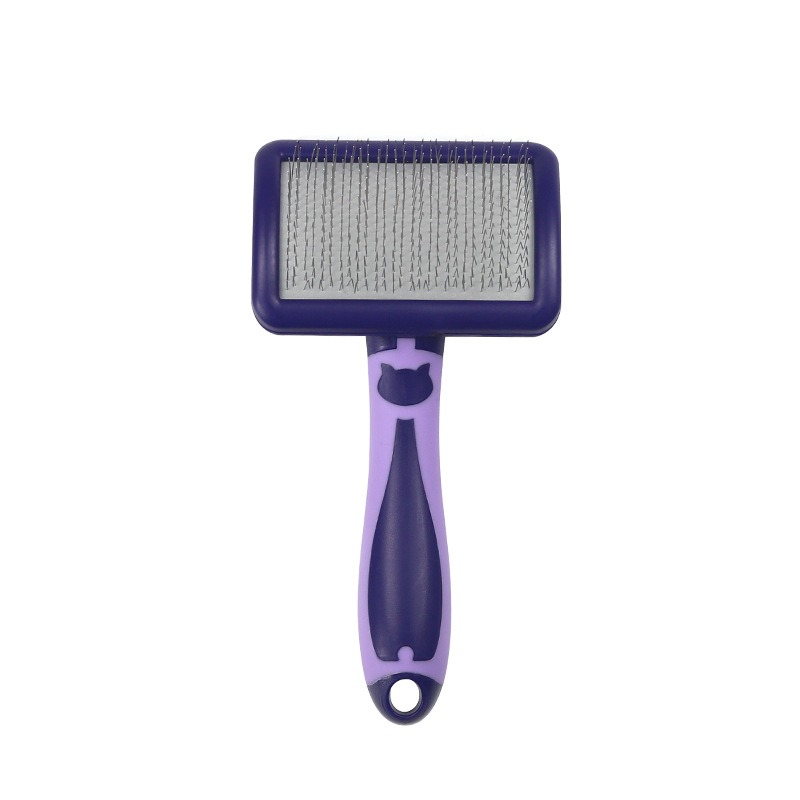 Pet Slicker Brush for Cats and Dogs, Self-Cleaning Deshedding Tool, Large Medium Small Sizes